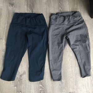 2 Lululemon Cropped Leggings